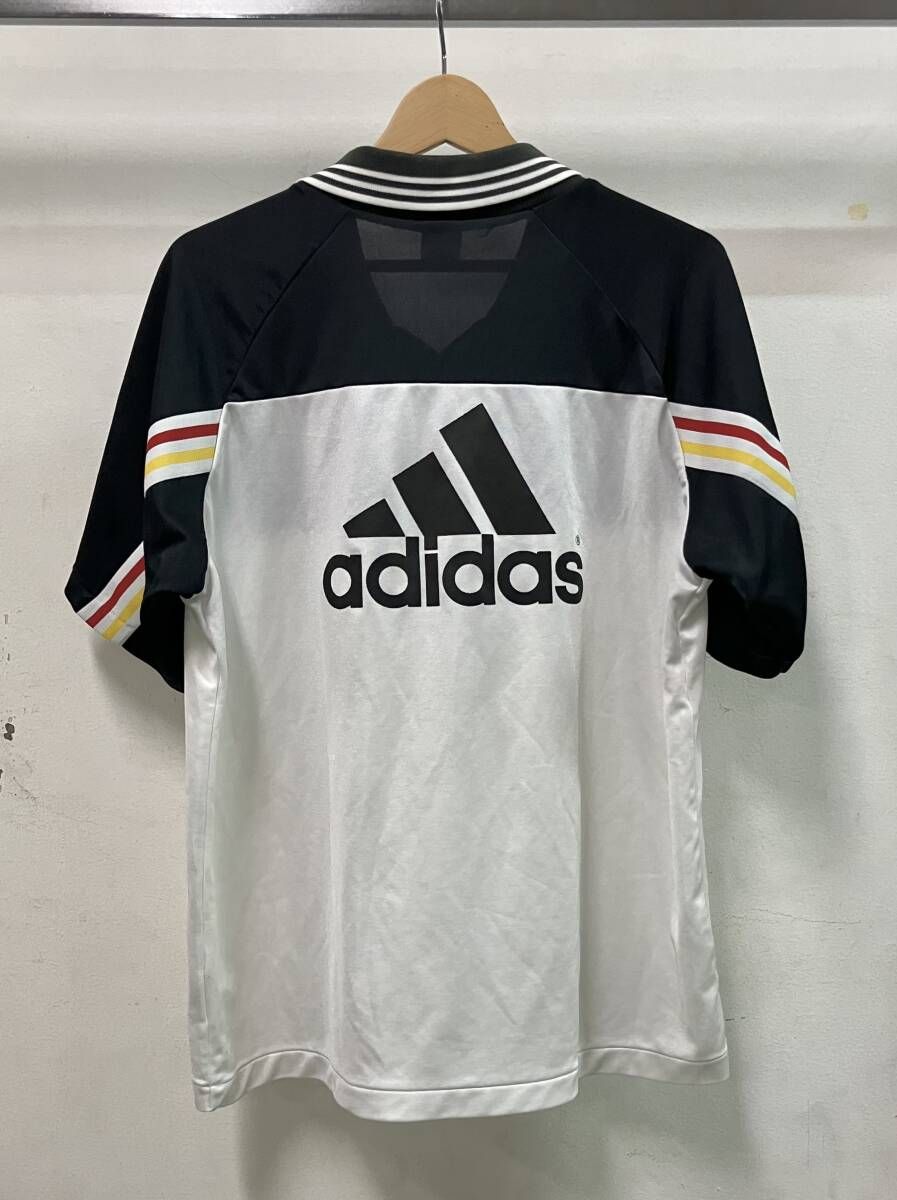 adidas アディダス 半袖Tシャツ ゲームシャツ ドイツ 90S マルチカラー