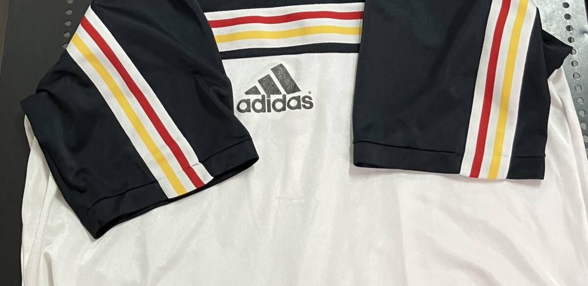 adidas アディダス 半袖Tシャツ ゲームシャツ ドイツ 90S マルチカラー