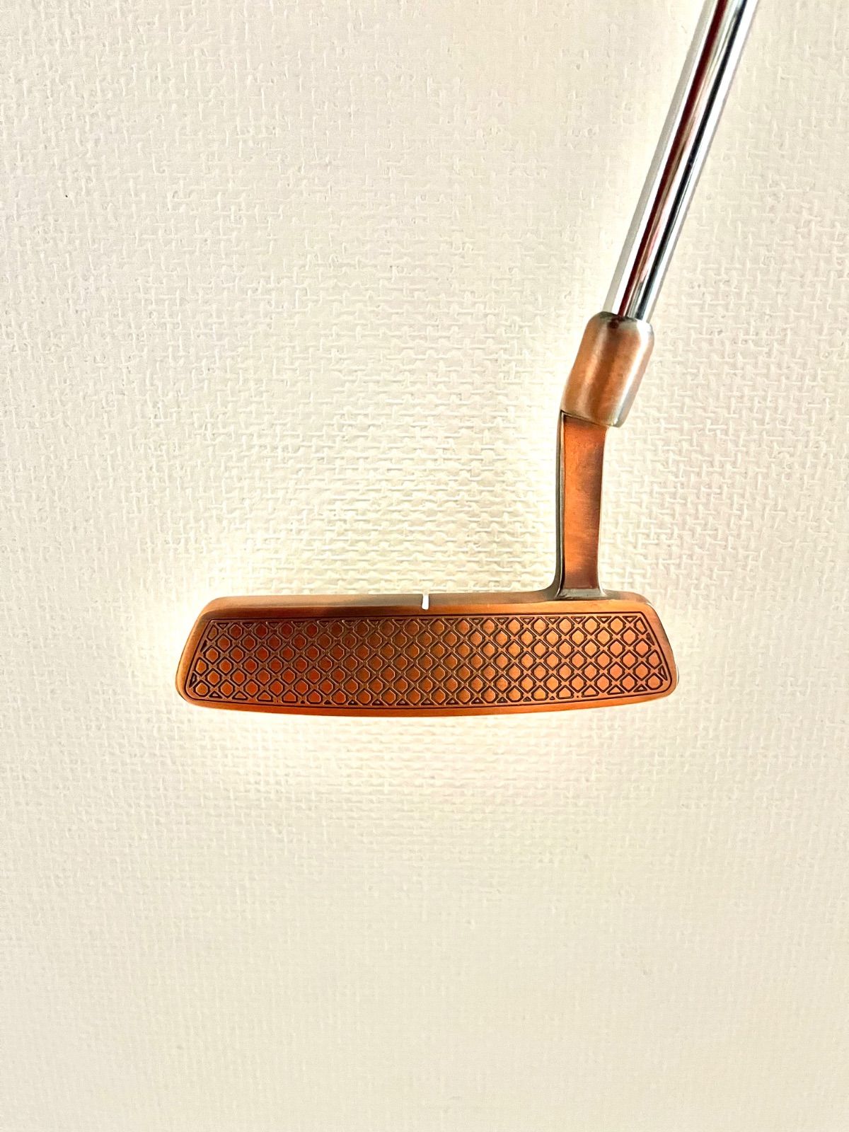 38インチ中尺パター☆幅広で合わせ易い☆極太五角形中尺グリップ