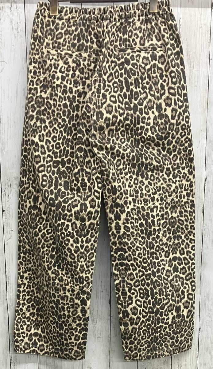 SearoomLynn Canvasギャザーパンツ シールームリン レオパード柄 総柄