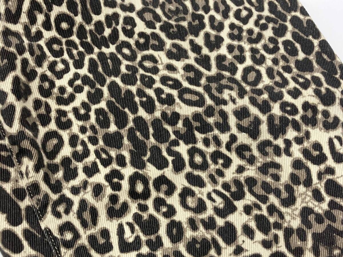 SearoomLynn Canvasギャザーパンツ シールームリン レオパード柄 総柄