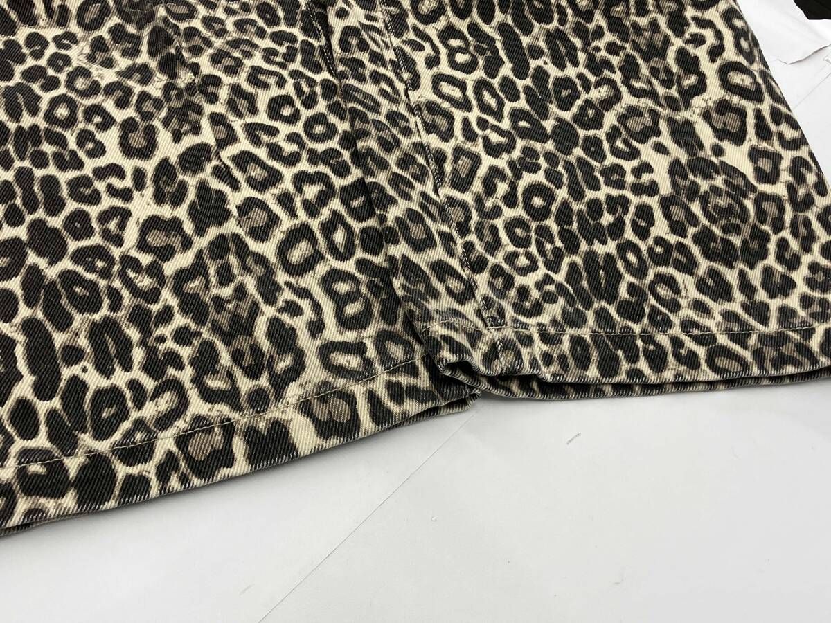 SearoomLynn Canvasギャザーパンツ シールームリン レオパード柄 総柄