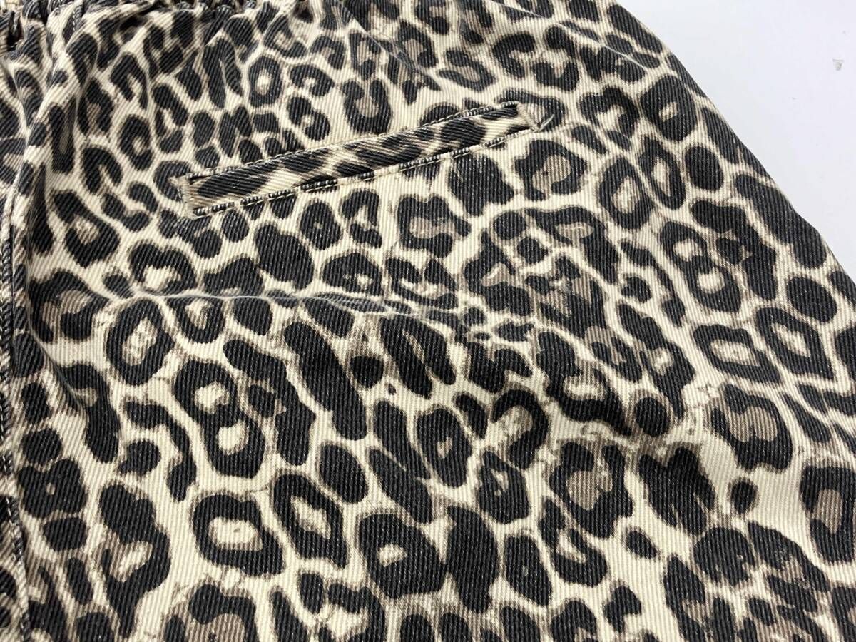 SearoomLynn Canvasギャザーパンツ シールームリン レオパード柄 総柄