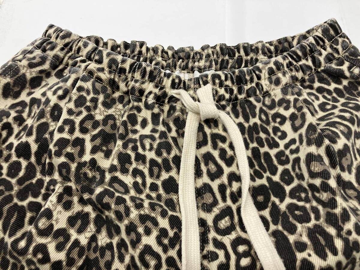 SearoomLynn Canvasギャザーパンツ シールームリン レオパード柄 総柄