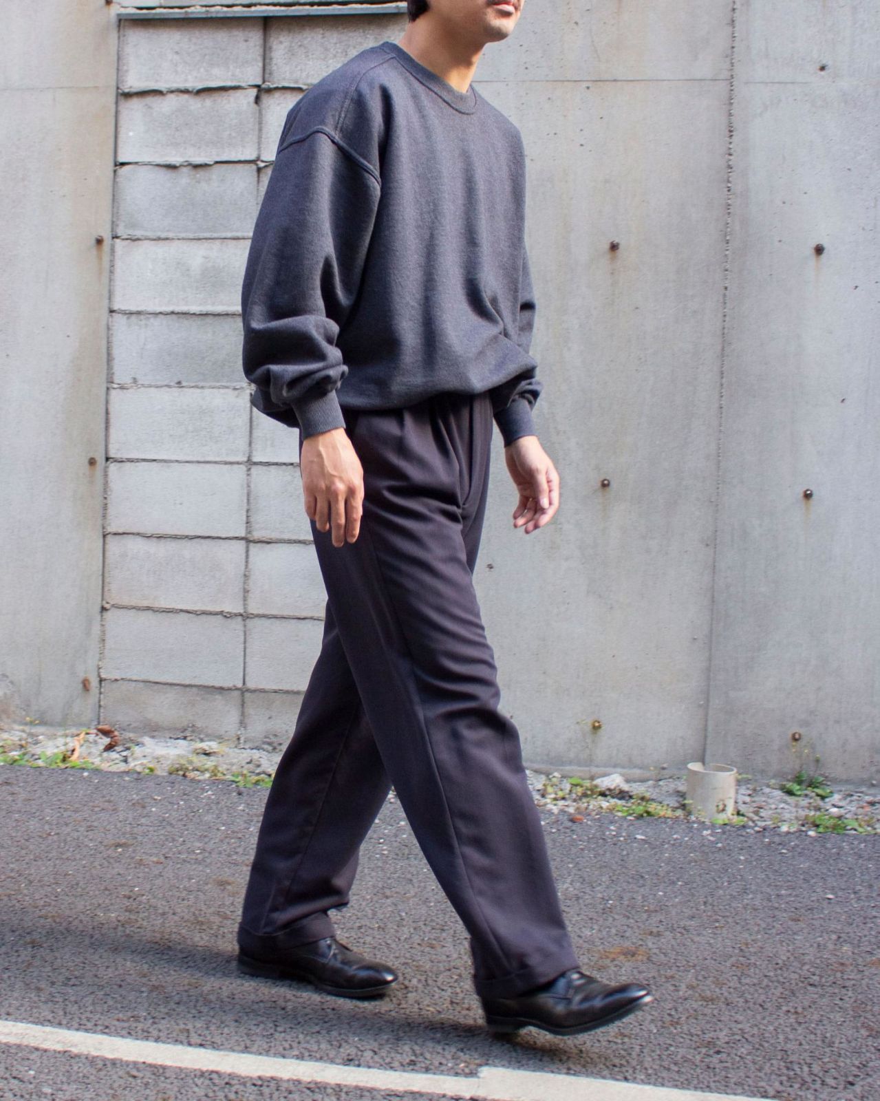 Perry Ellis AMERICA 00's Polyester 2tuck Slacks【34×32】 メンズ