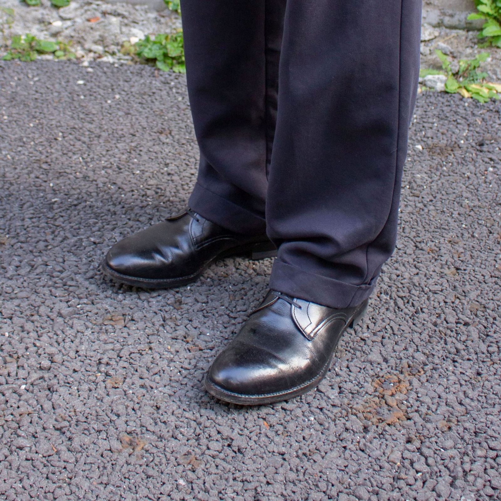 Perry Ellis AMERICA 00's Polyester 2tuck Slacks【34×32】 メンズ