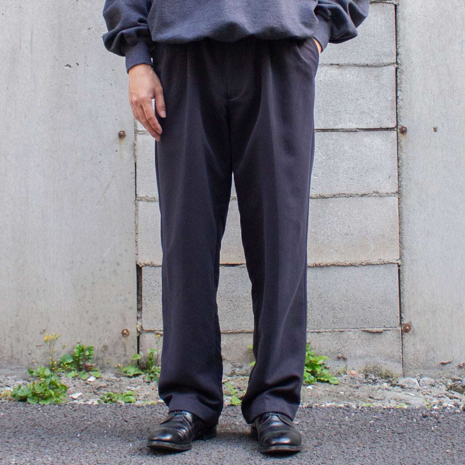 Perry Ellis AMERICA 00's Polyester 2tuck Slacks【34×32】 メンズ