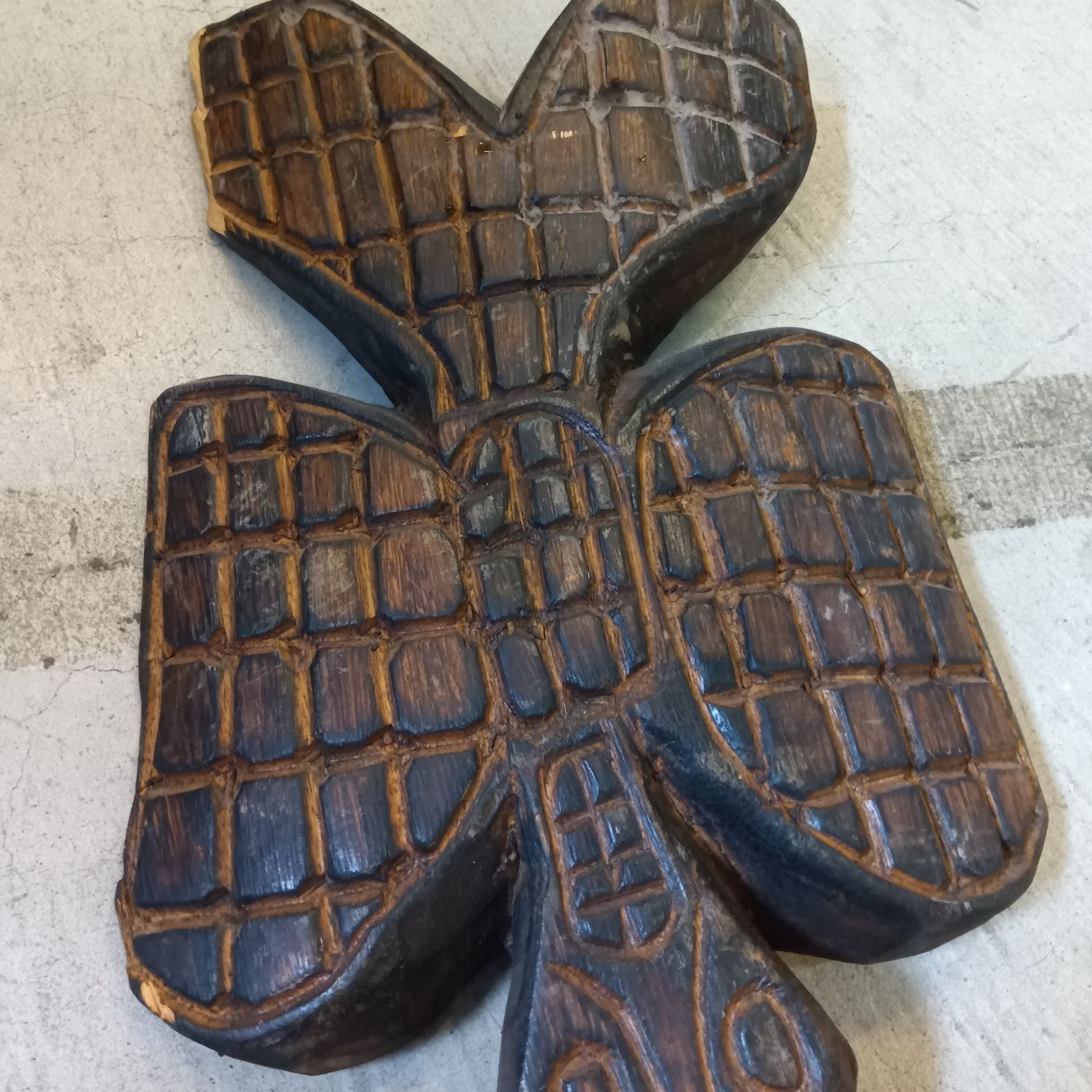 木彫り マスク お面 特大 87cm オブジェ 置物 インドネシア バリ島