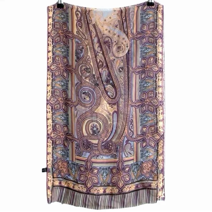ETRO エトロ ペイズリー柄 シルク ストール - メルカリ