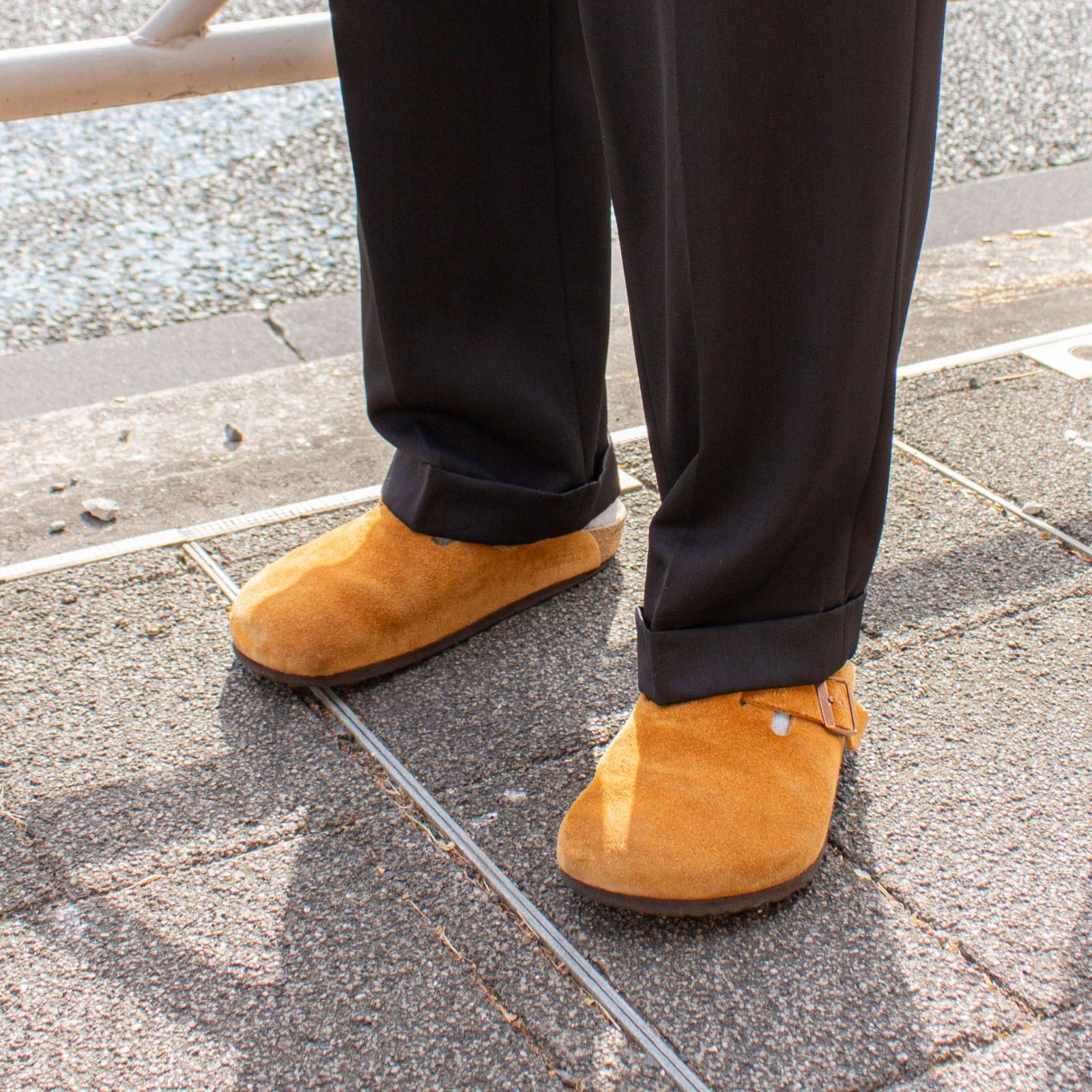 Perry Ellis Portfolio 00's Polyester 2tuck Slacks【33×30】 メンズ