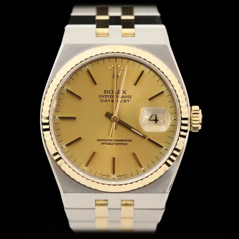 ROLEX 17013 デイジャスト コンビ シャンパン インデックス オイスター