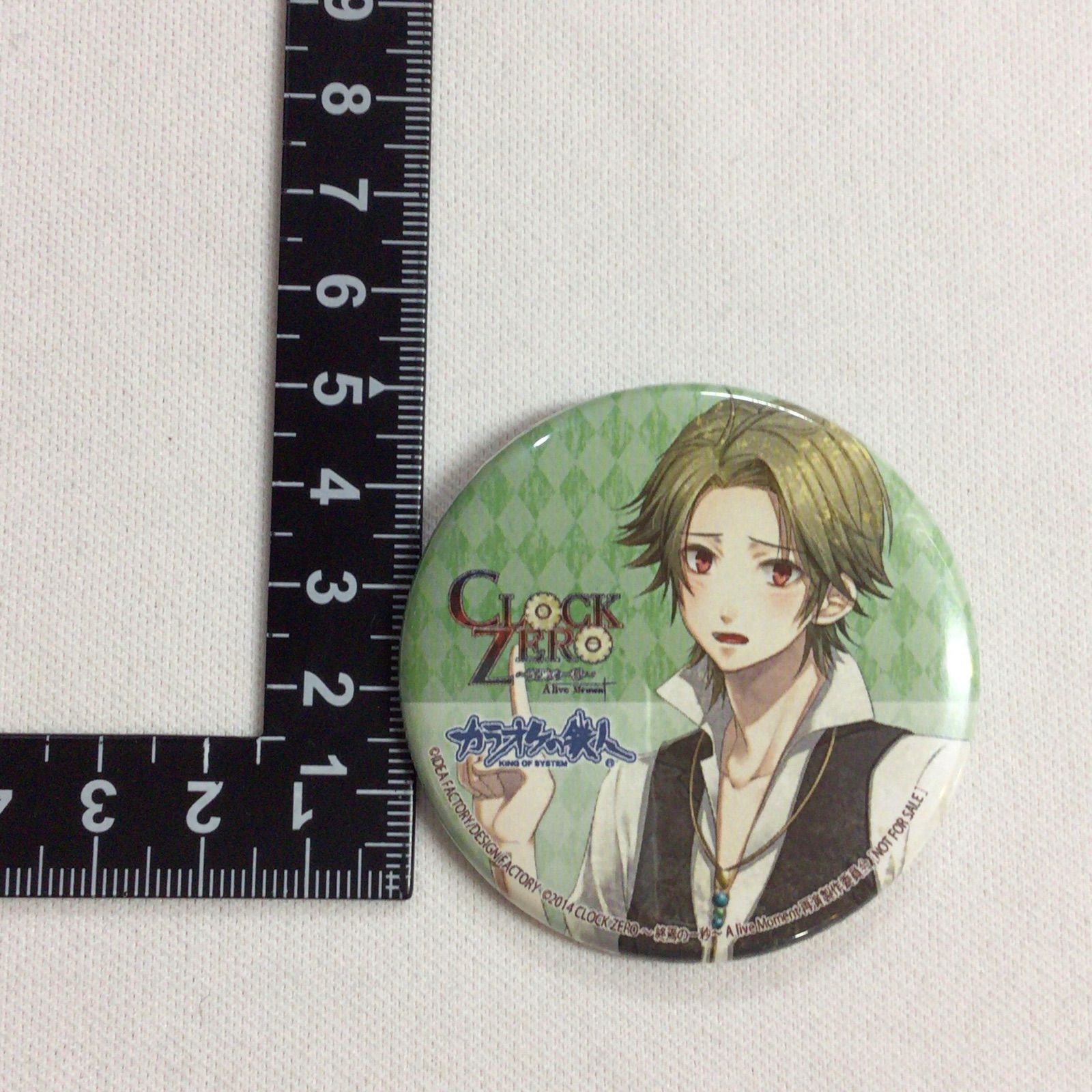 CLOCK ZERO 情報屋 カラオケの鉄人 缶バッジ - メルカリ
