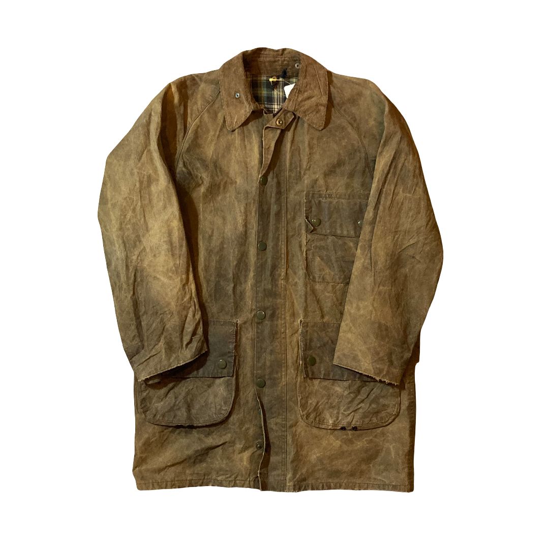 70s〜 80s BARBOUR sorway zipper / 70年代〜80年代製　バブアー ソルウェイ ジッパー 1ワラント　【E497】