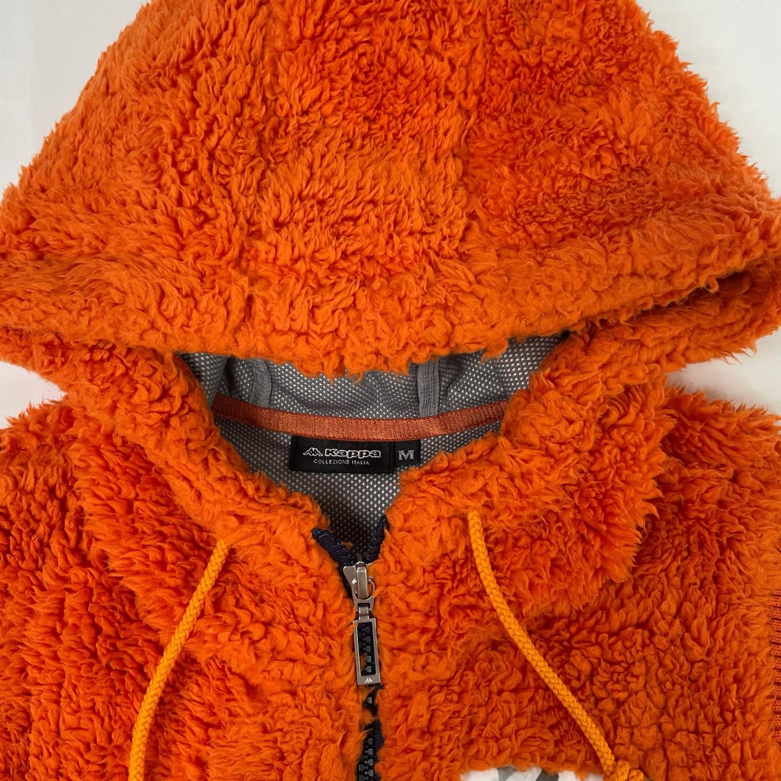 中古 レディース カッパゴルフ KAPPA GOLF セットアップ M オレンジ 初