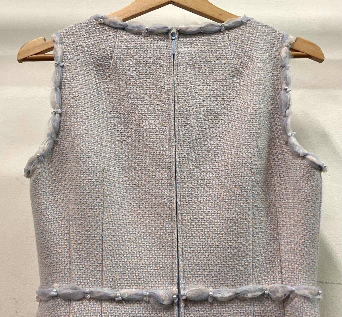 Rene ルネ ノースリーブワンピース サイズ36 6836550 ツイード