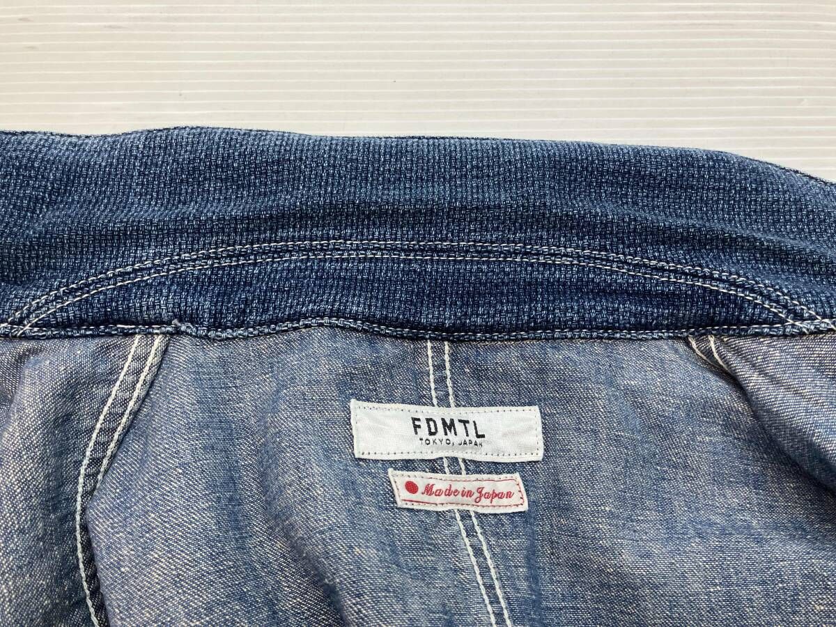 FDMTL ファンダメンタル パッチワークデニムカバーオール 1 ☆ FDMTL