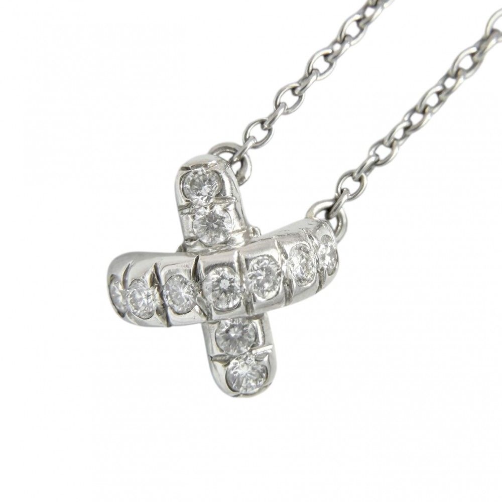 ティファニー ネックレス レディース クロスステッチ ジュエリー