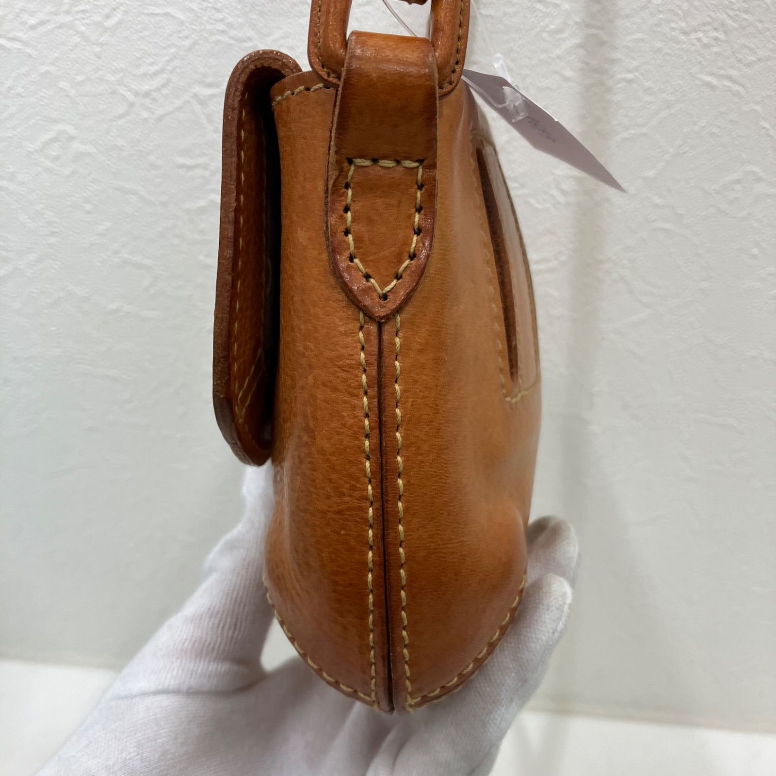 8695 genten ゲンテン トスカ ショルダーバッグ 小さめ ミニ レザー 