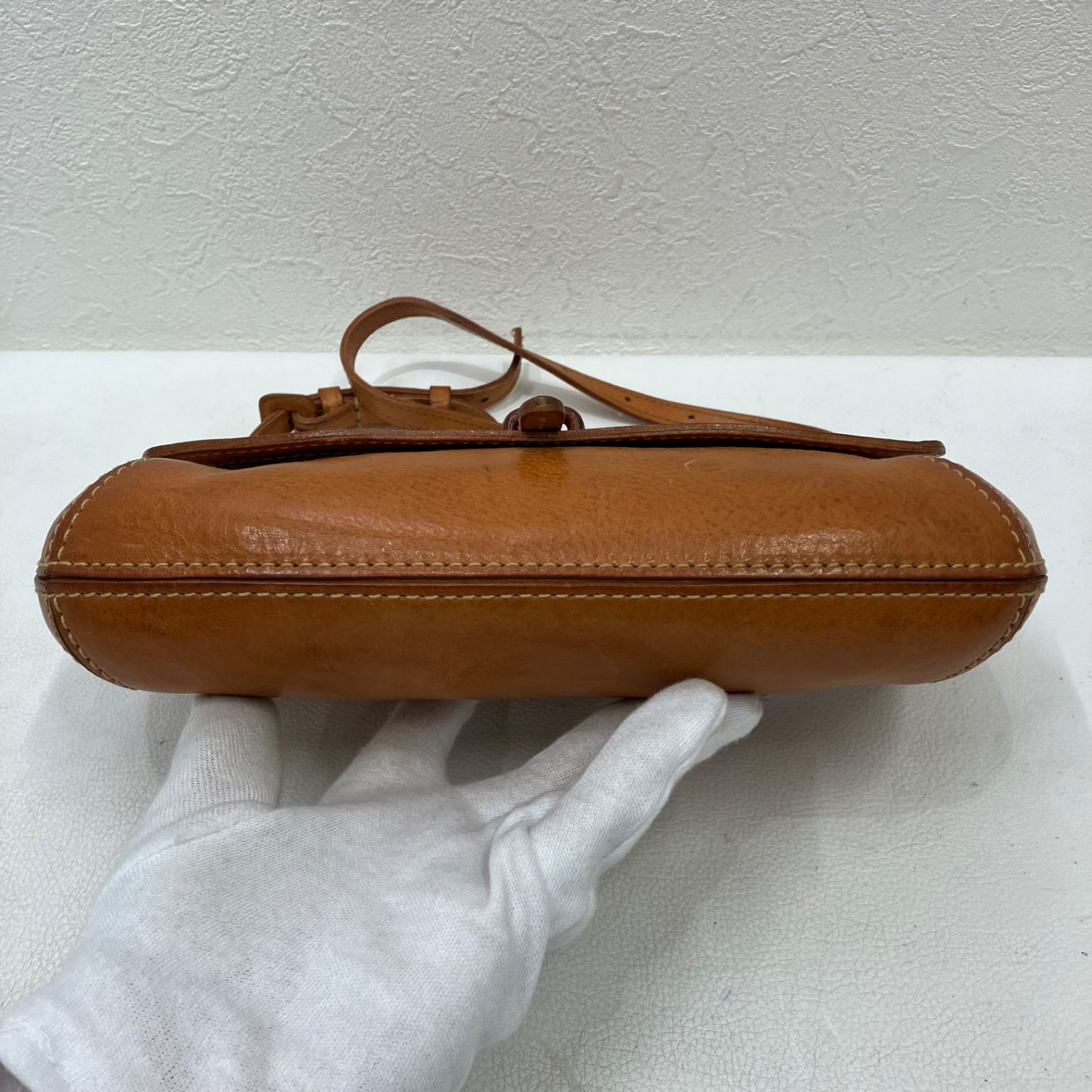 8695 genten ゲンテン トスカ ショルダーバッグ 小さめ ミニ レザー 