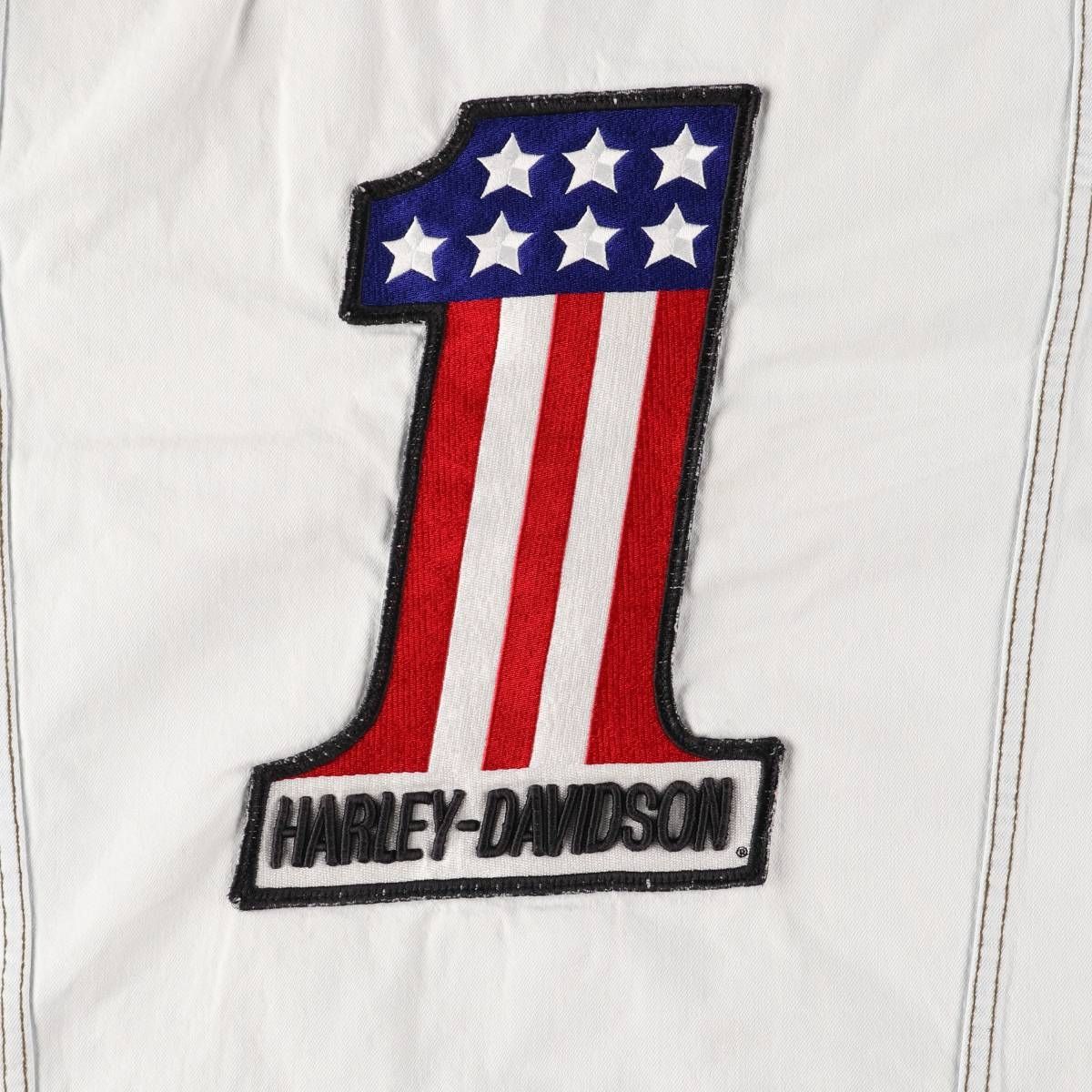 古着 ハーレーダビッドソン Harley-Davidson 星条旗柄 デニム