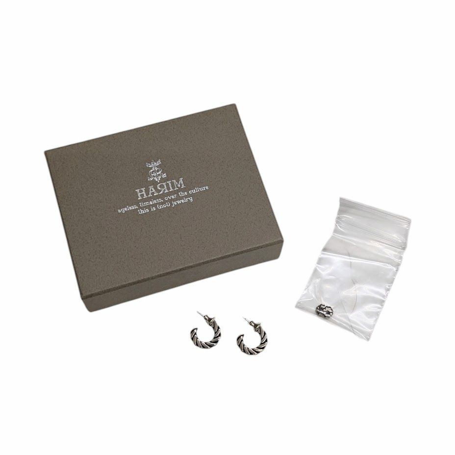 HARIM press pierce SILVER ハリム シルバー ピアス 925 箱付き - メルカリ