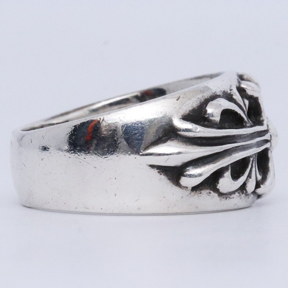 21号 CHROME HEARTS フローラル クロスリング シルバー - メルカリ