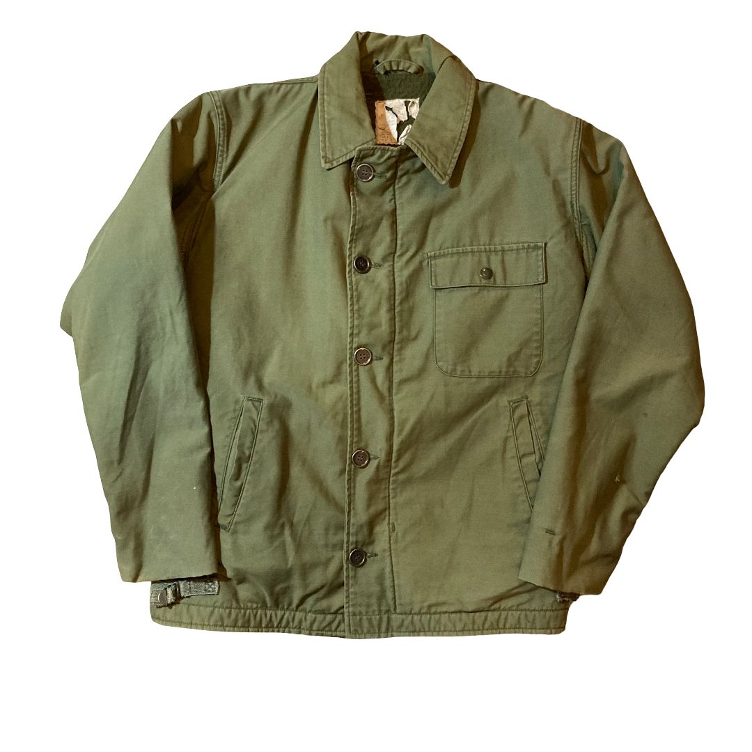 80s us navy A-2 deck jacket / 80年代製 アメリカ軍 A-2 デッキ