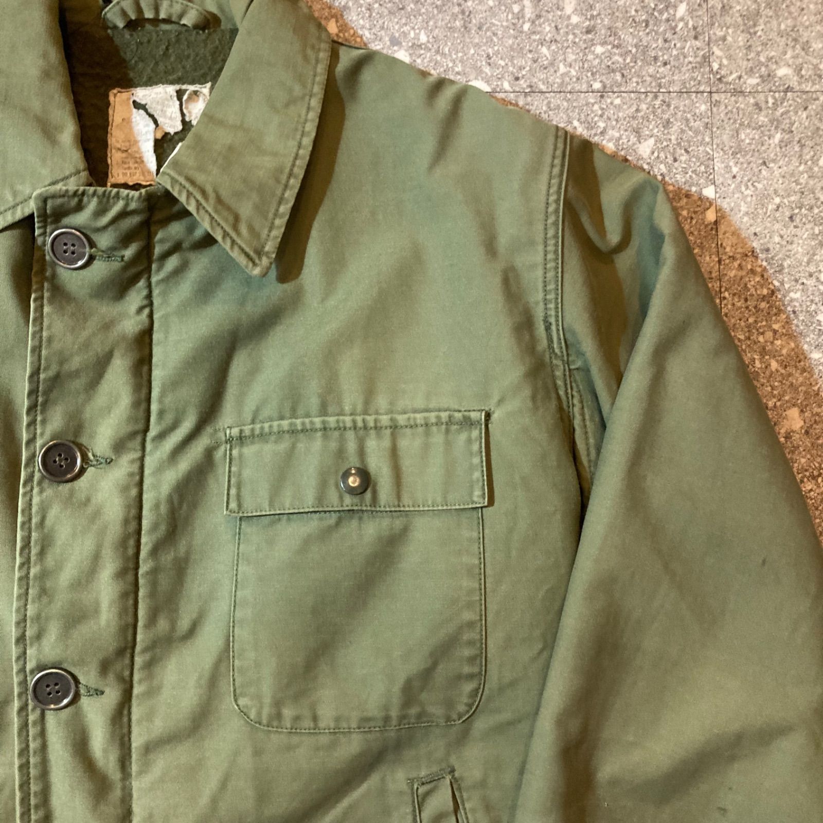 80s us navy A-2 deck jacket / 80年代製 アメリカ軍 A-2 デッキ