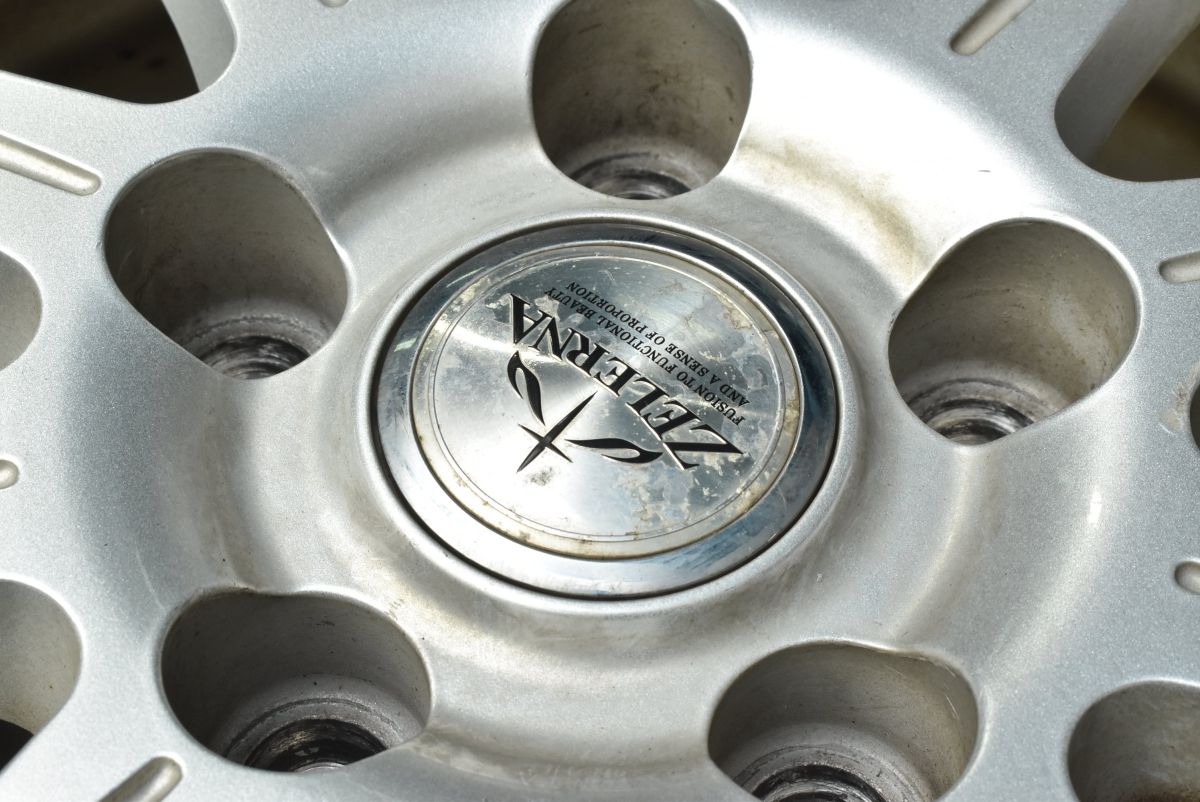 バリ溝 美品】ZELERNA 15in 6J +43 PCD114.3 ヨコハマ アイスガード 