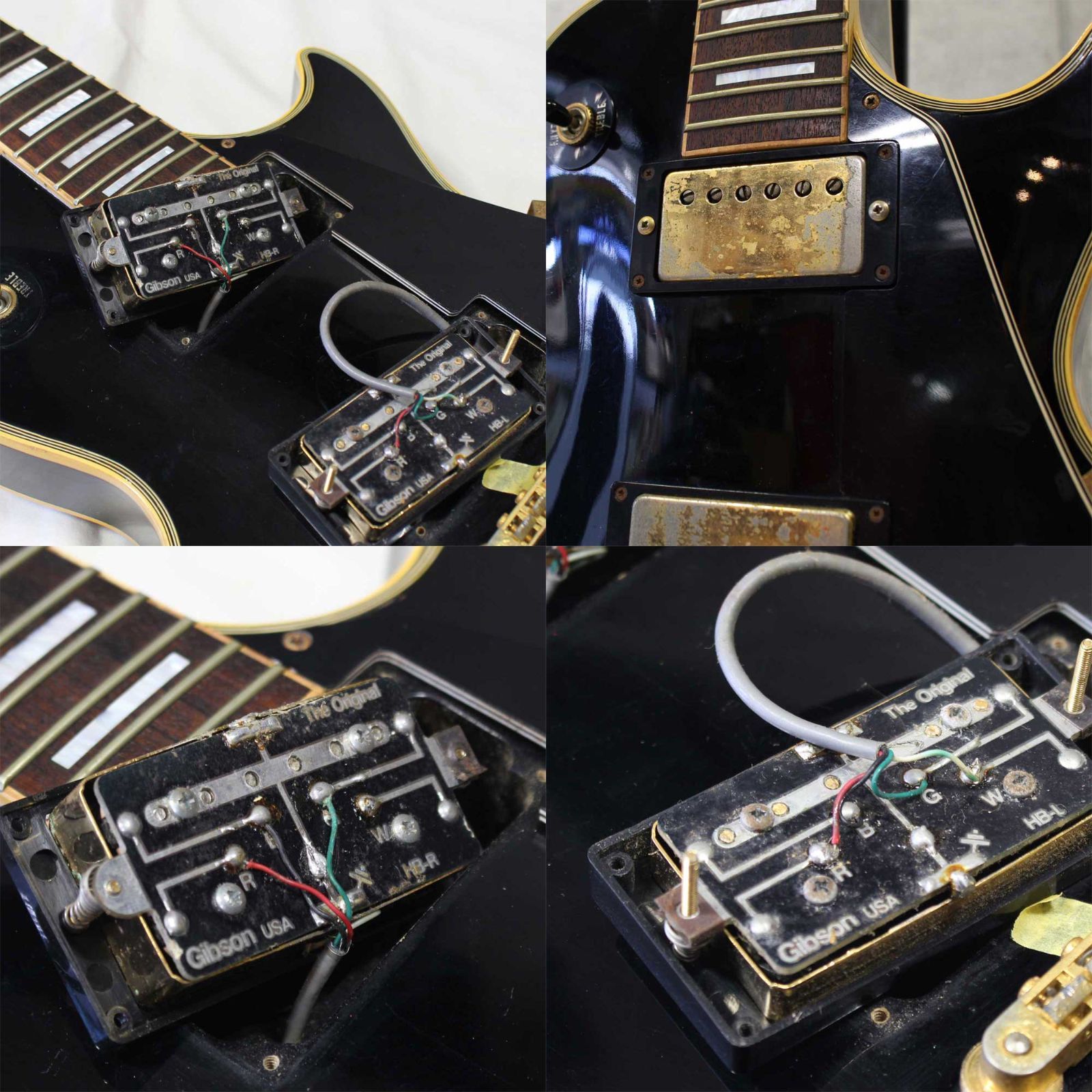 中古 Orville by Gibson Les Paul Custom ネック折れ修理品 Junk