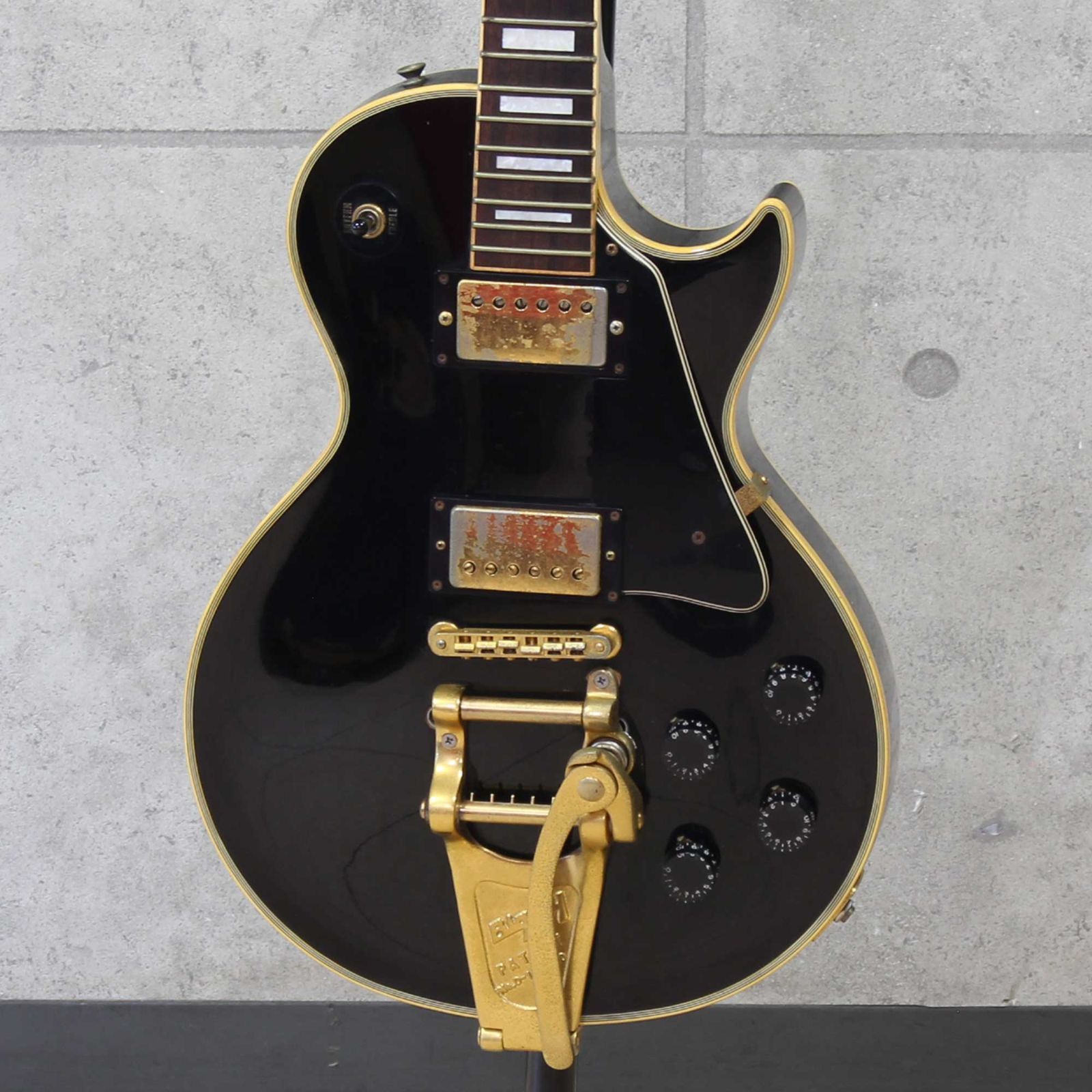 中古 Orville by Gibson Les Paul Custom ネック折れ修理品 Junk