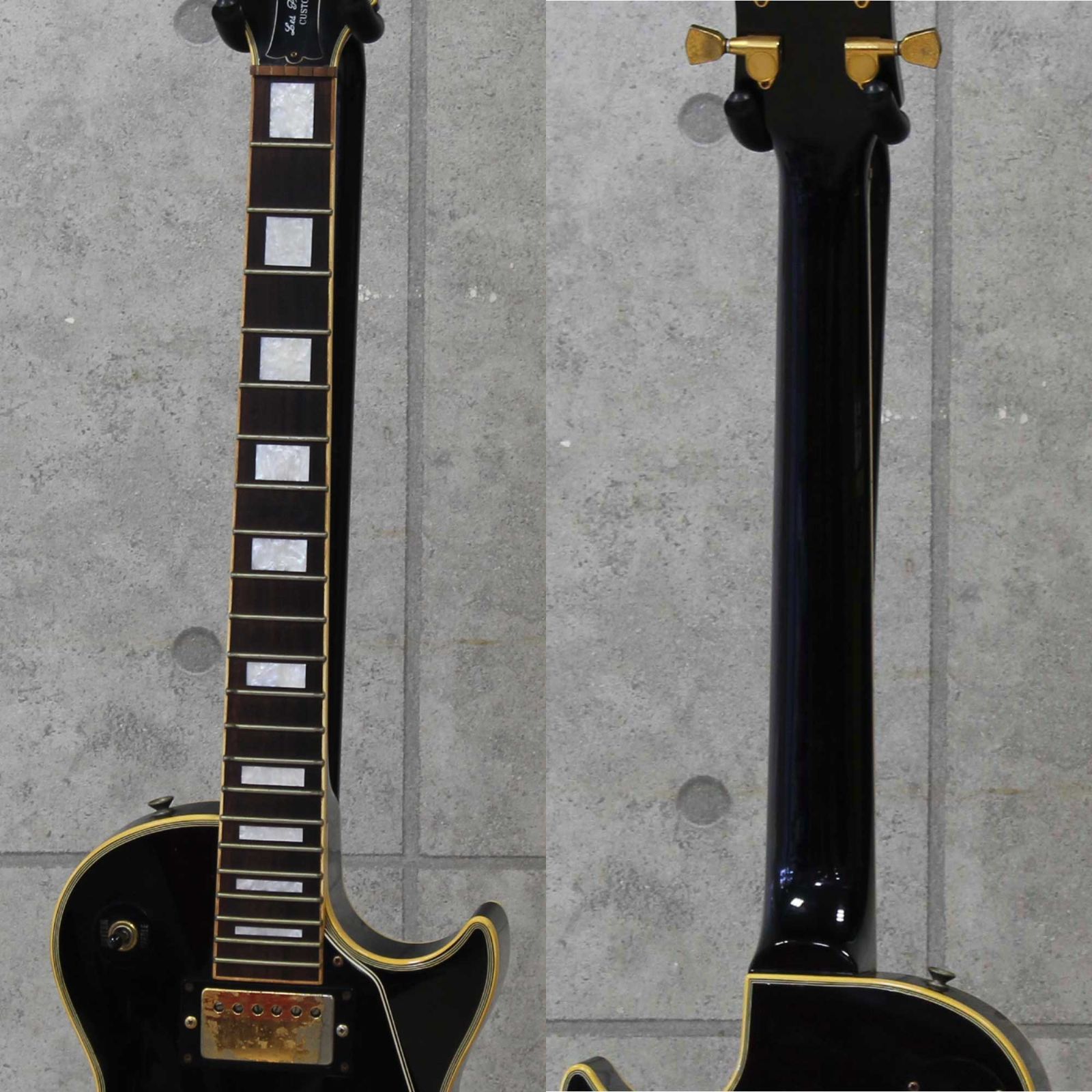 中古 Orville by Gibson Les Paul Custom ネック折れ修理品 Junk