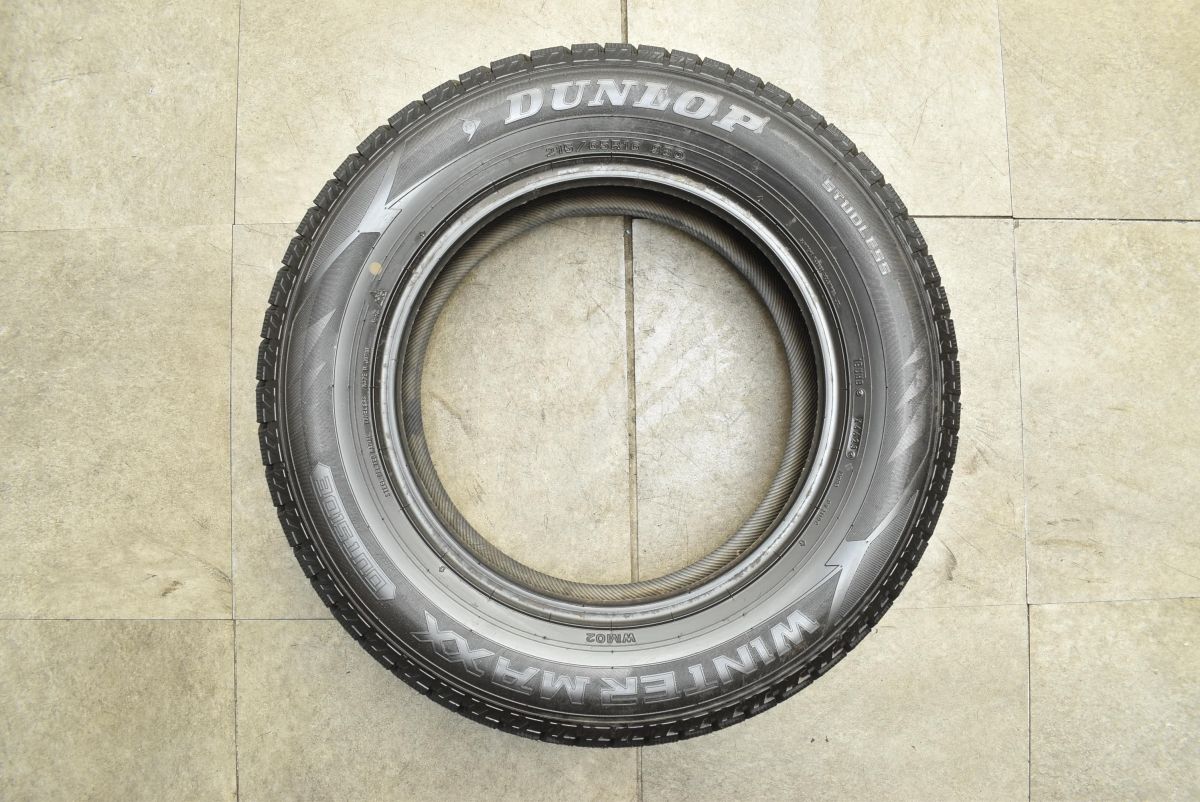 イボ付 バリ溝】ダンロップ ウィンターマックスWM02 215/65R16 23年 4