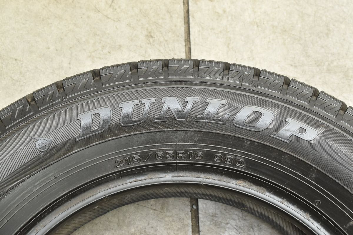 イボ付 バリ溝】ダンロップ ウィンターマックスWM02 215/65R16 23年 4