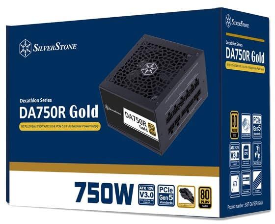 新品 Silverstone PC電源 80 PLUS Gold 750W ATX SST-DA750R-GMA フル