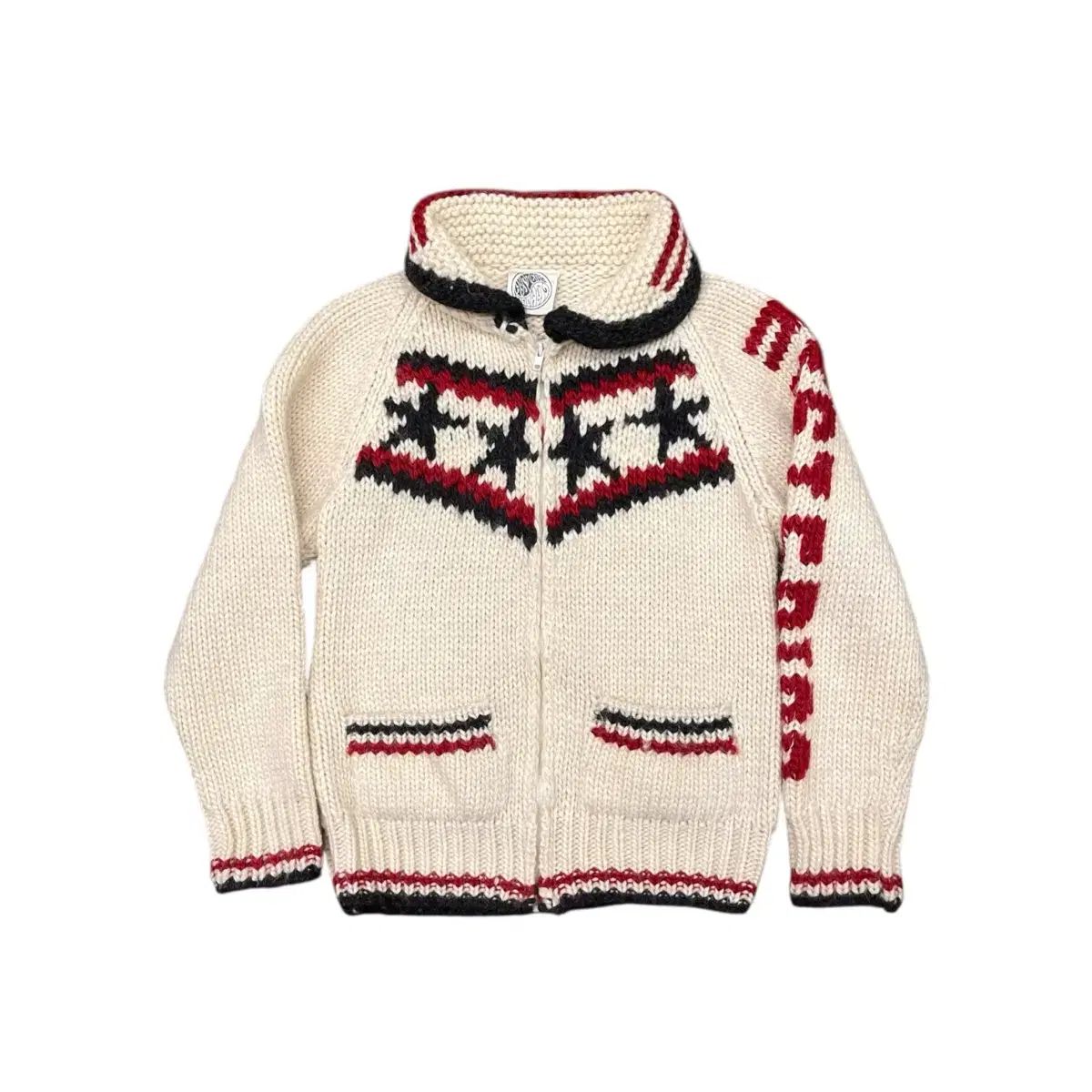 ヒステリックグラマー 初期アーカイブ カウチンニット ジップアップジャケット 90-00s ヴィンテージ HYSTERIC GLAMOUR ヒステリックグラマー カウチン