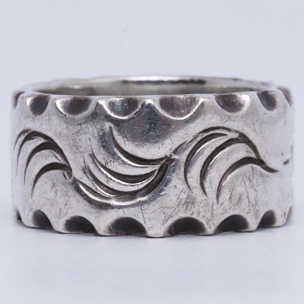 19号 ARIZONA FREEDOM 波模様 花模様 太陽リング シルバー - メルカリ