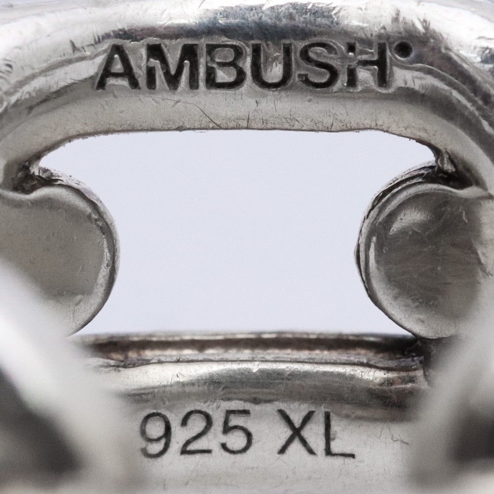 19号 AMBUSH チェーン リング XL シルバー - メルカリ