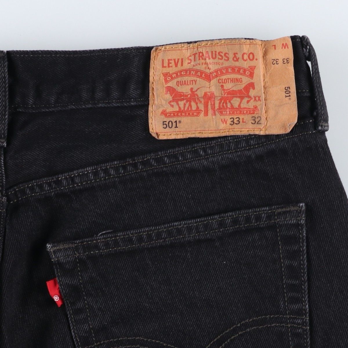 古着 リーバイス Levi's 501 ブラックデニム ストレートデニムパンツ