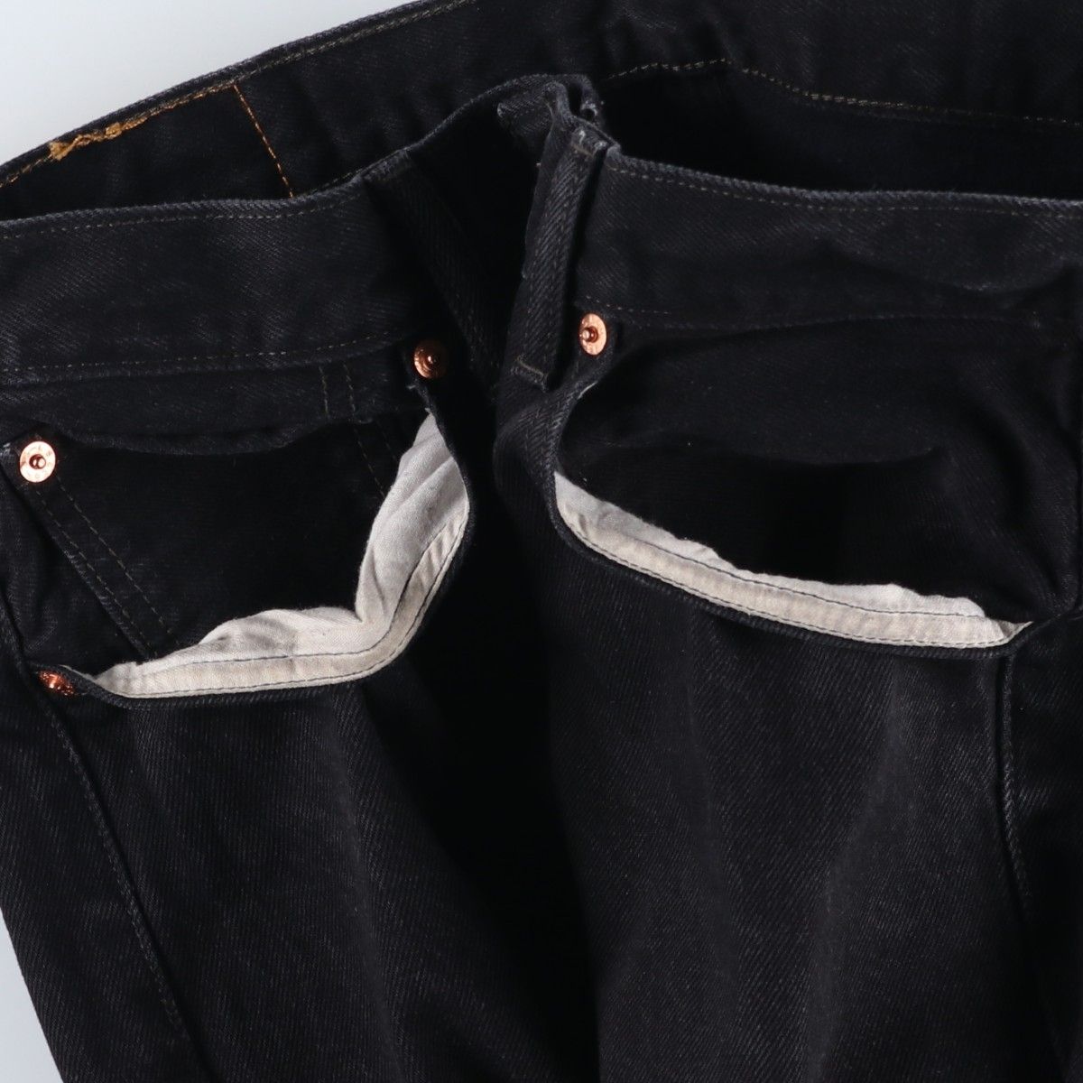 古着 リーバイス Levi's 501 ブラックデニム ストレートデニムパンツ