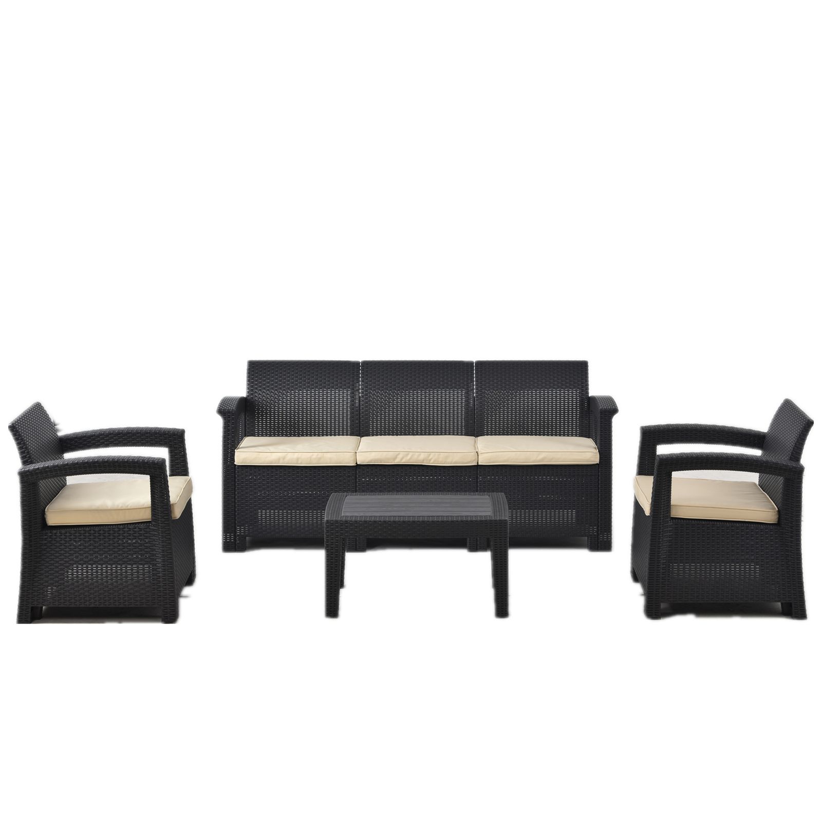 再入荷予定」ラタン調 ガーデンファニチャー ガーデンテーブル