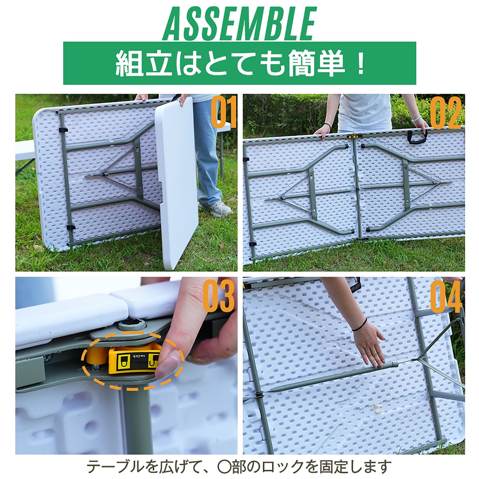 幅約183cm】ワークテーブル ガーデンテーブル セット 3点セット