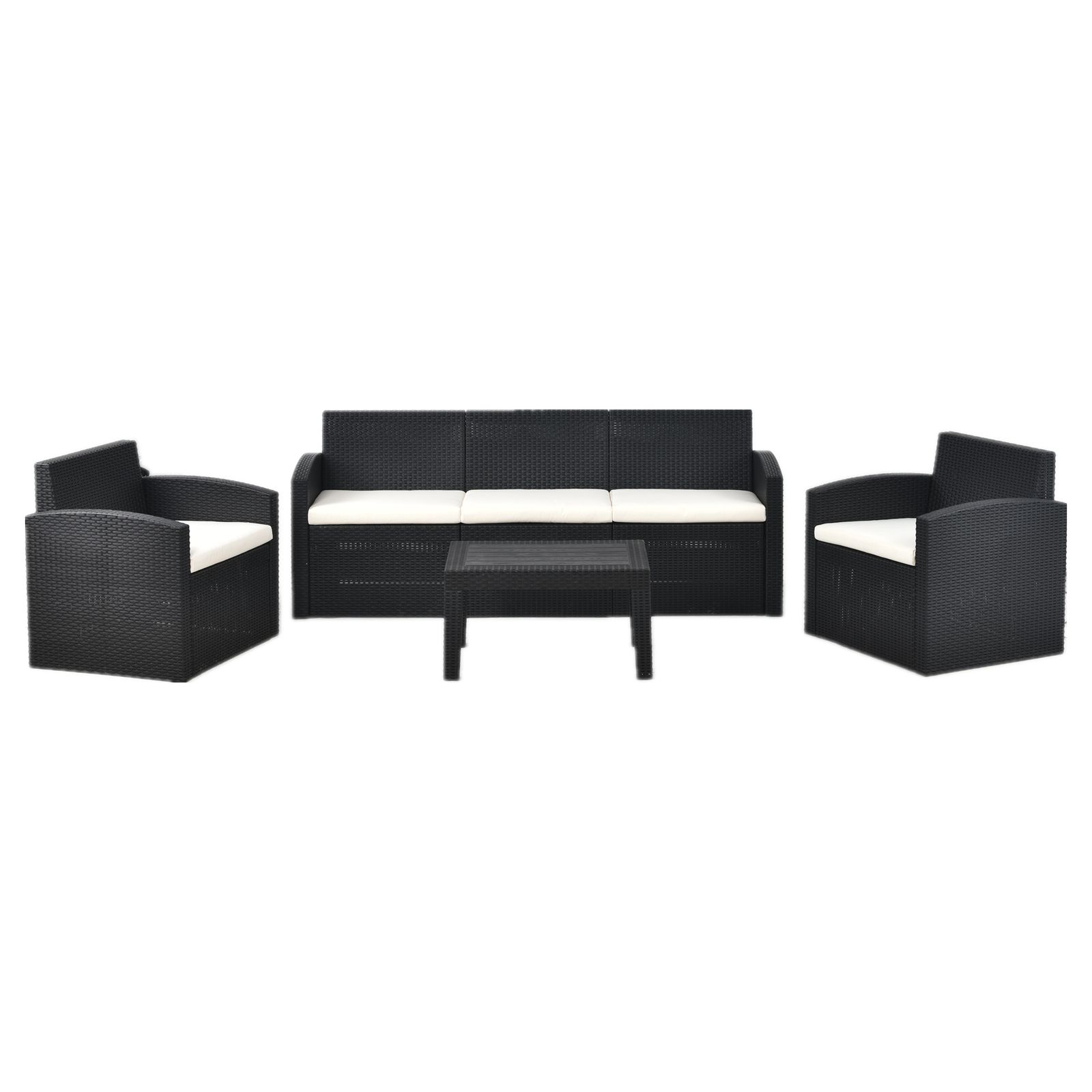 メルカリ市セール⭐︎ 新品　ラタン調　樹脂製　椅子　テラス席　ガーデンチェア ガーデンチェアセット ブラック - メルカリ