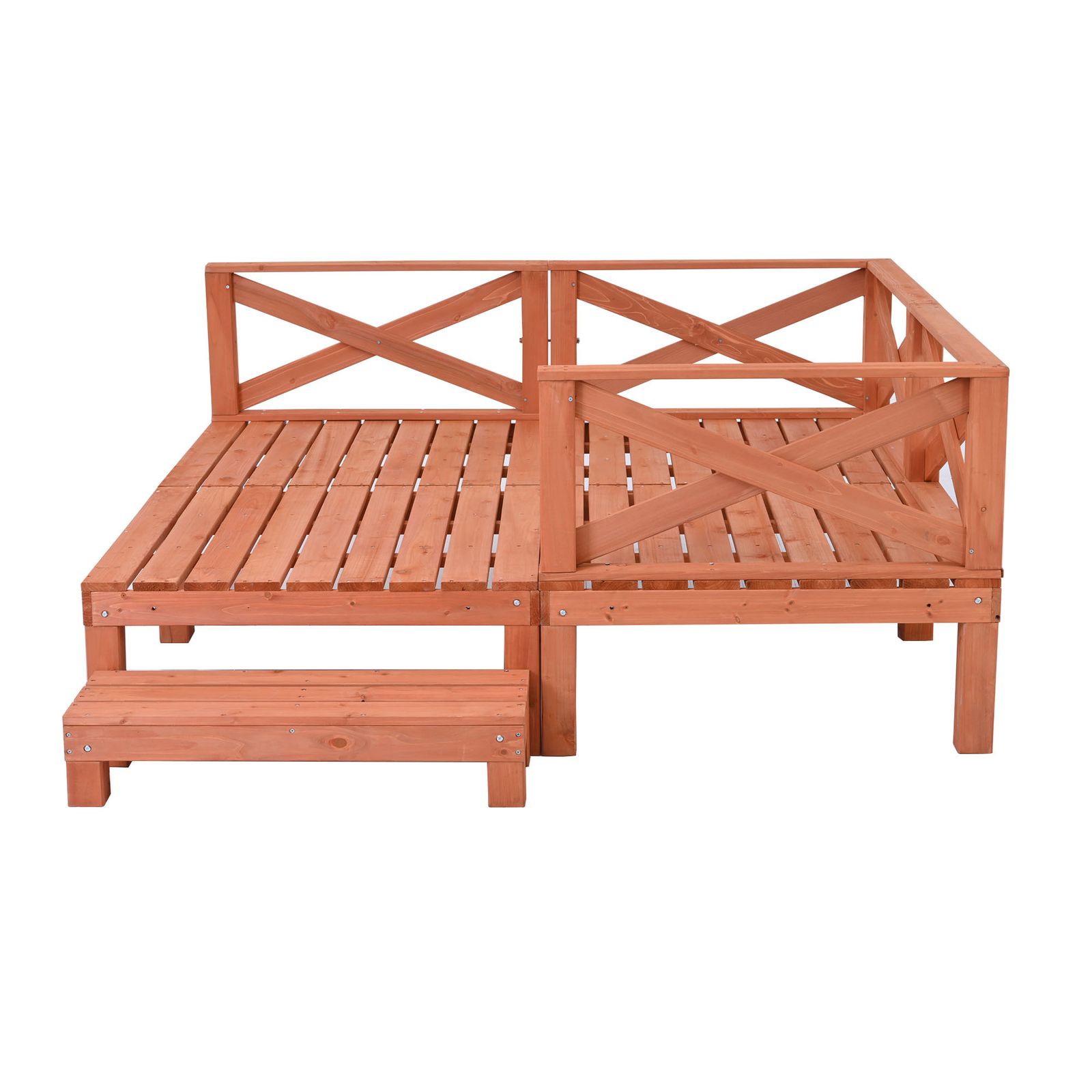 再入荷予定」ウッドデッキ 天然木 キット 8点セット1坪 ウッドパネル