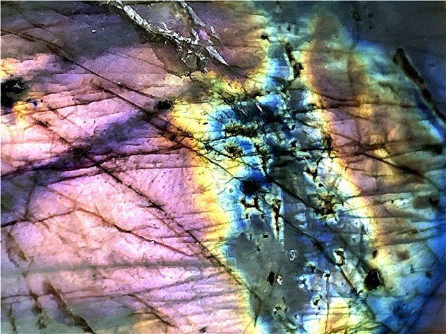 AAA級天然ラブラドライト原石B89K3/15K11C - メルカリ