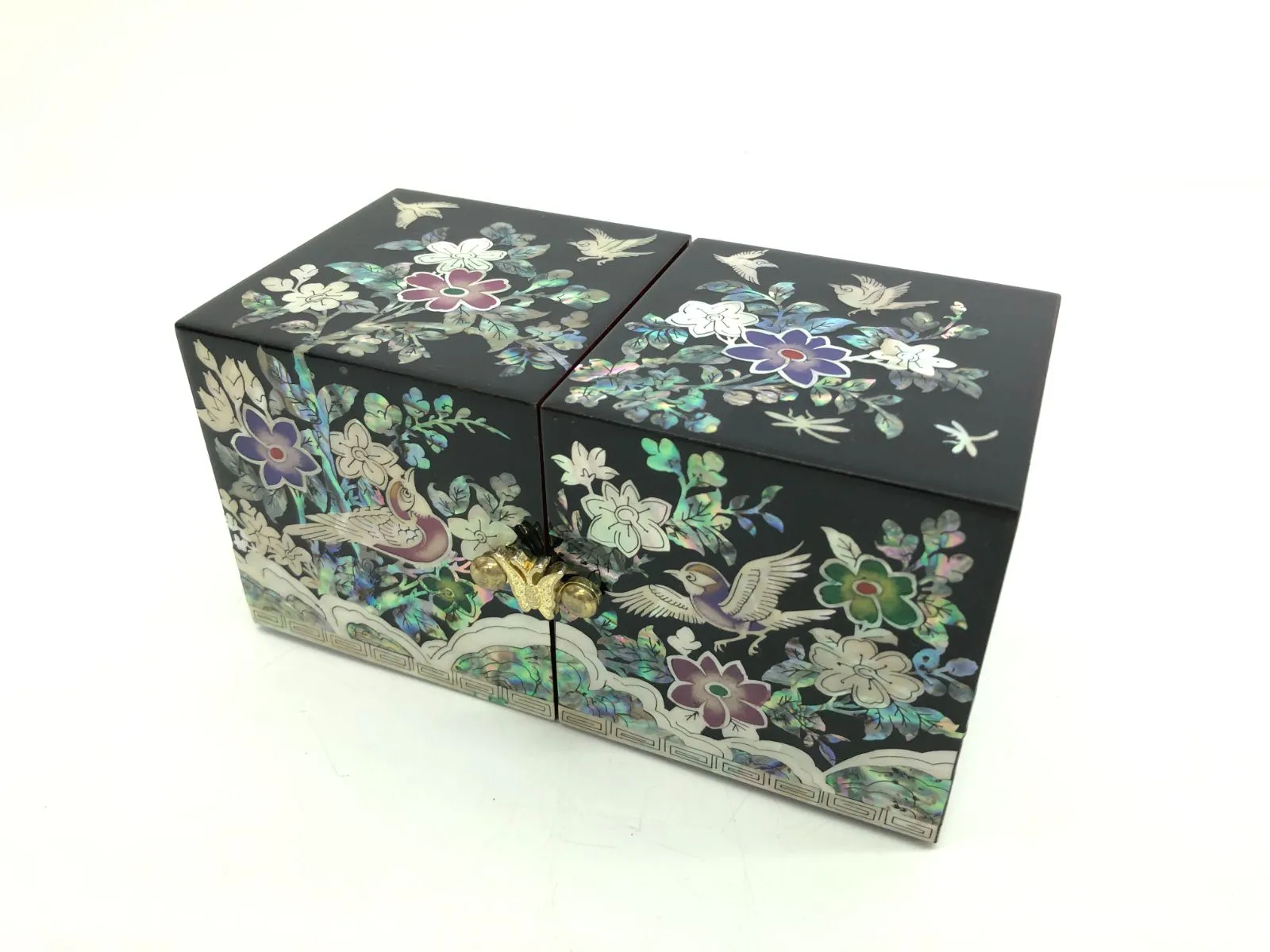 韓国　伝統工芸　螺鈿細工　ナジョンチルギ　約16.5x8x8センチ　未使用 2JL3twFjHb6VFDCbonq94e.jpg@webp