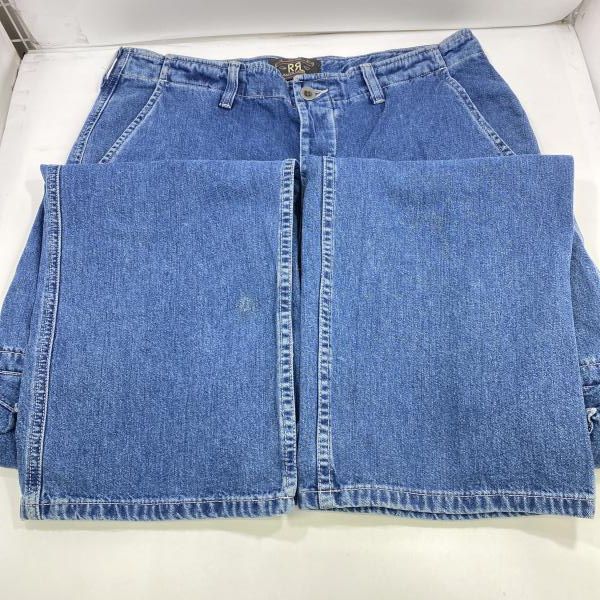 中古】RRL 90s 三ツ星タグ デニムカーゴパンツ インディゴ サイズW30
