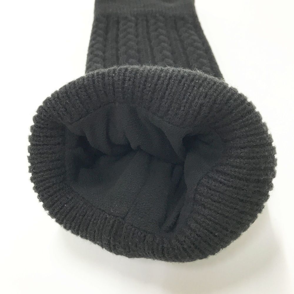 JACK BUNNY ジャックバニー ニット レッグウォーマー ブラック系