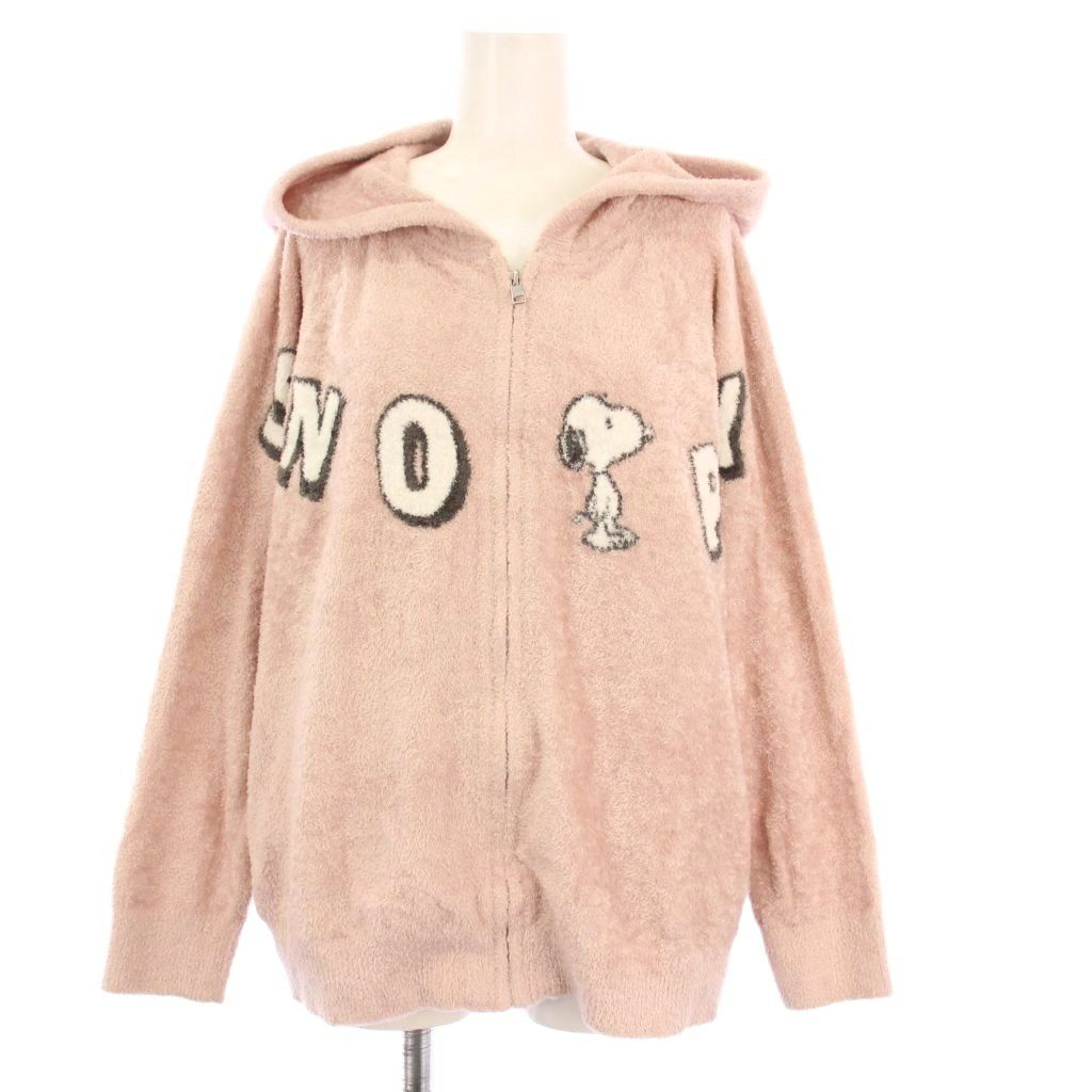 ジェラートピケ PEANUTS スヌーピー ルームウェア パーカー ピンク gelato pique (ジェラート ピケ )」大人気PEANUTSコラボレーションの