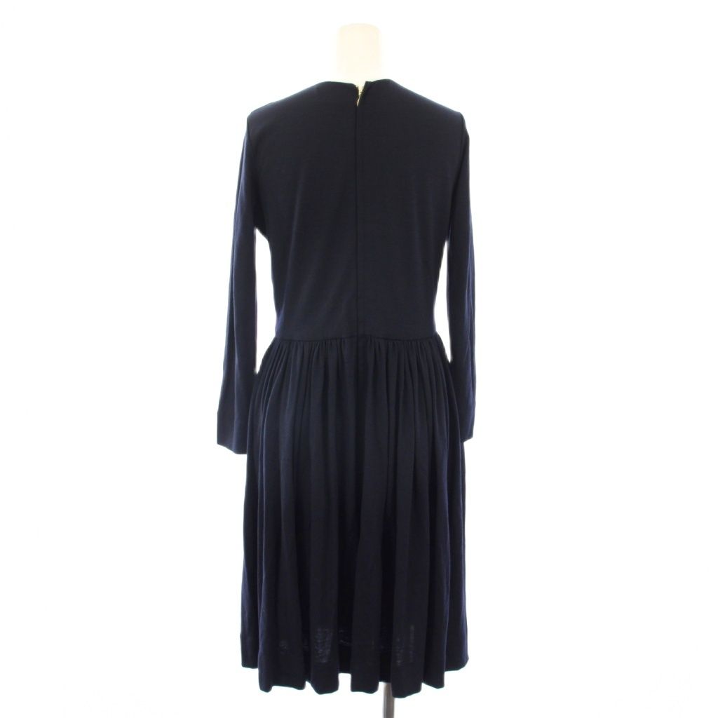 極美品 ジェイアンドエムデヴィッドソン フレアワンピース 黒 日本製 8 M相当 ジェイ&エムデヴィッドソン J&M Davidson フレアワンピース ひざ丈